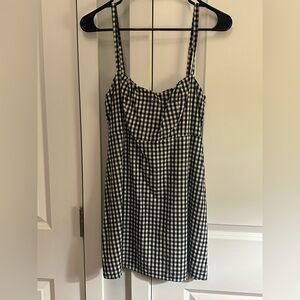 Black and White Gingham Dress